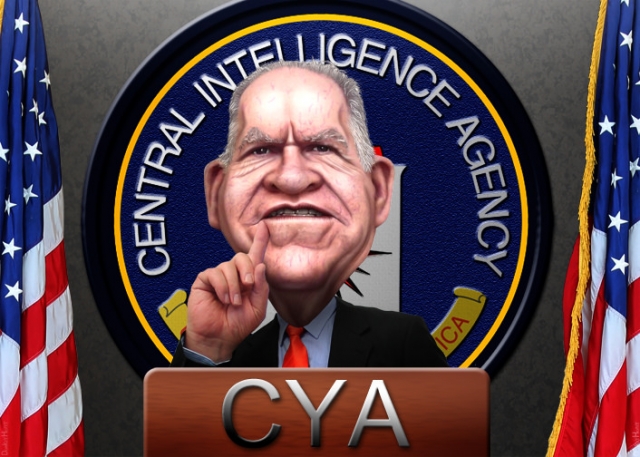 Карикатура на директора ЦРУ Джона Бреннана 